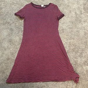 midi stripped dress